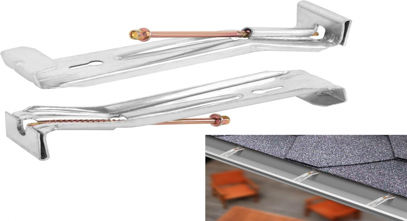How do I properly space gutter hangers?
